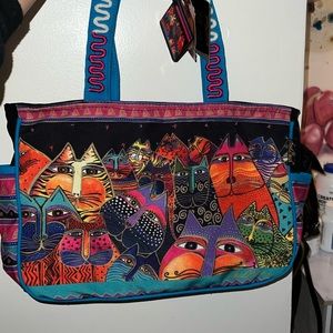 Laurel Burch Cat purse NWT